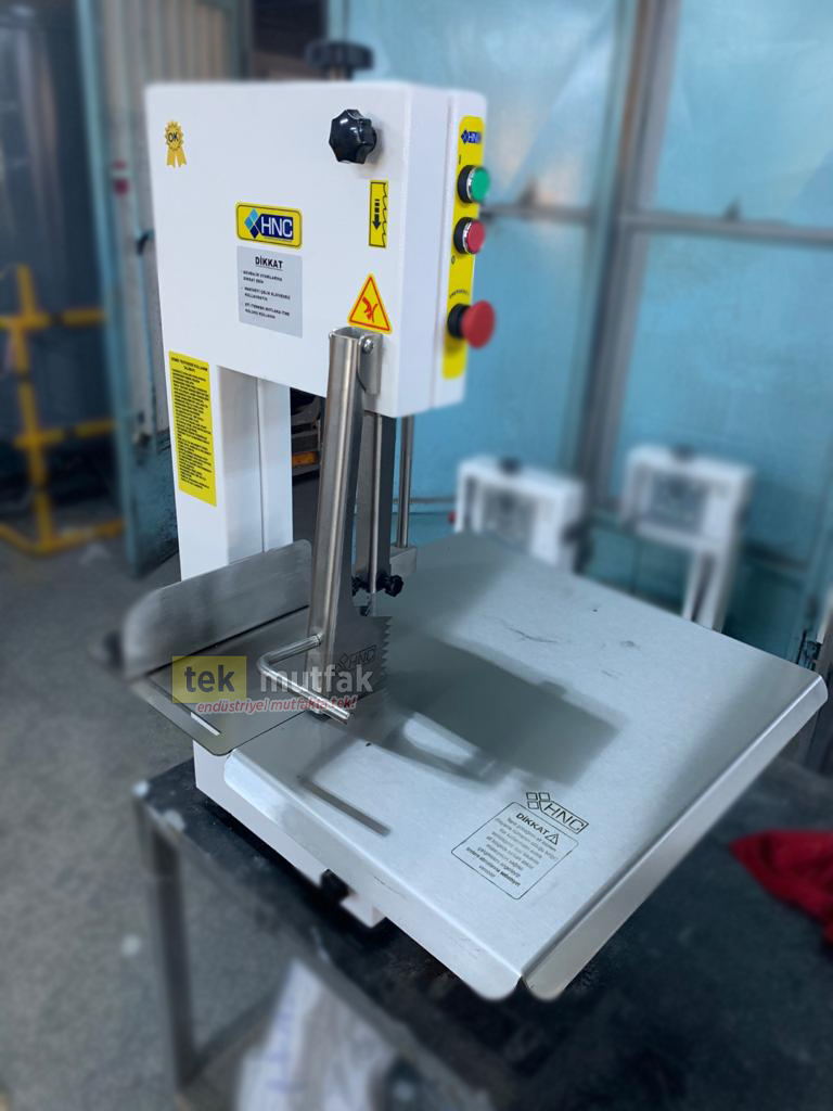 Hnc Et Kemik Testeresi Geniş Tepsi STATİK BOYALI ÖZEL ÜRETİM 1,5 KW 2 BEYGİR '' Stokta Yok ''